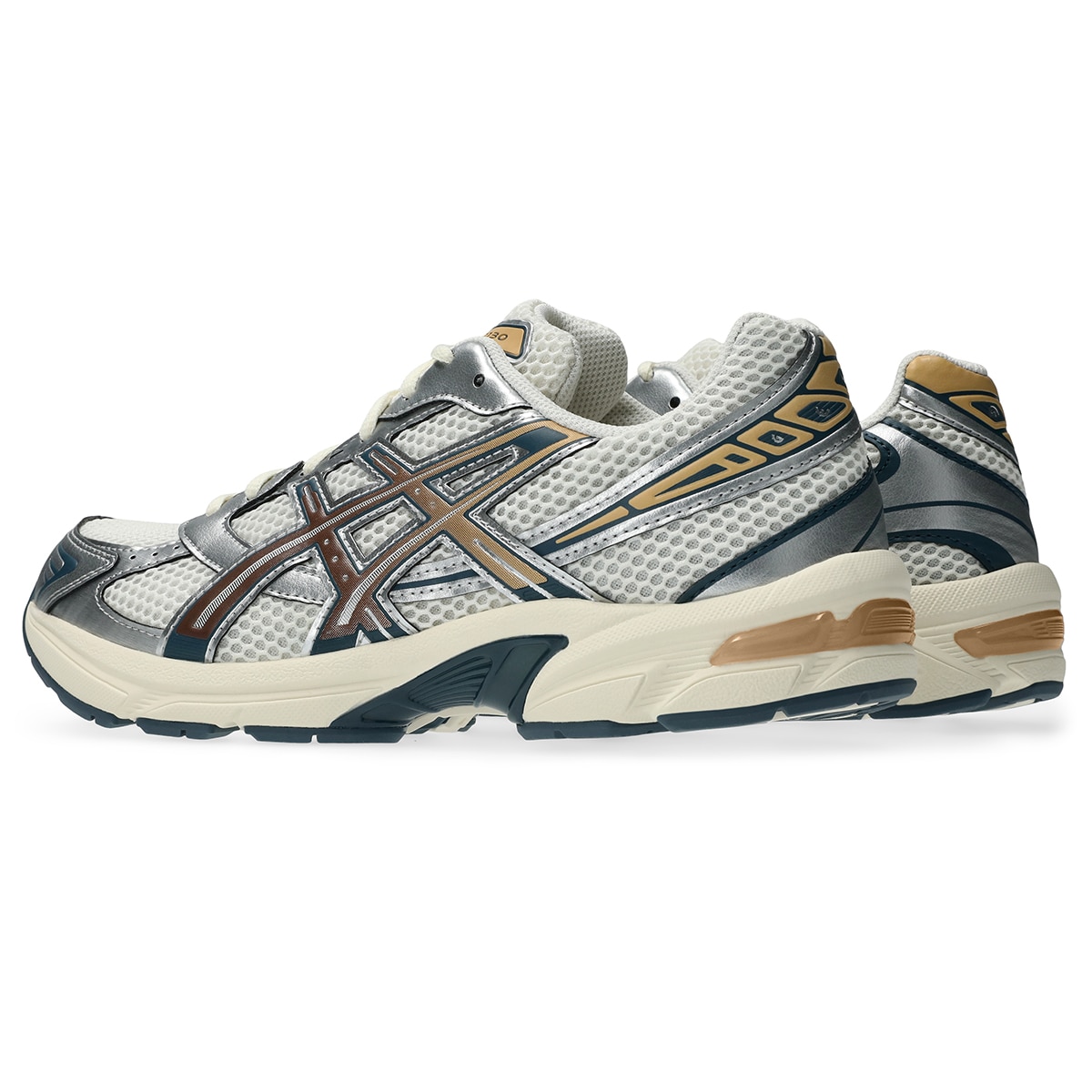 Sapatilhas Casual Unissexo GT-1130 Branco / Castanho-4