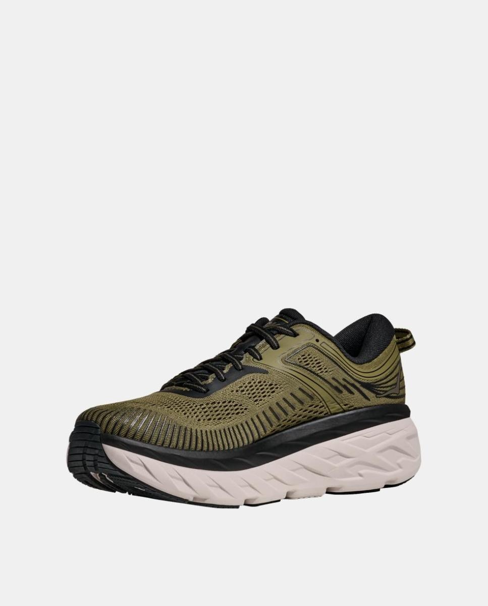 Hoka Zapatilla Bondi 7 Para Hombre - Negro Negro-3