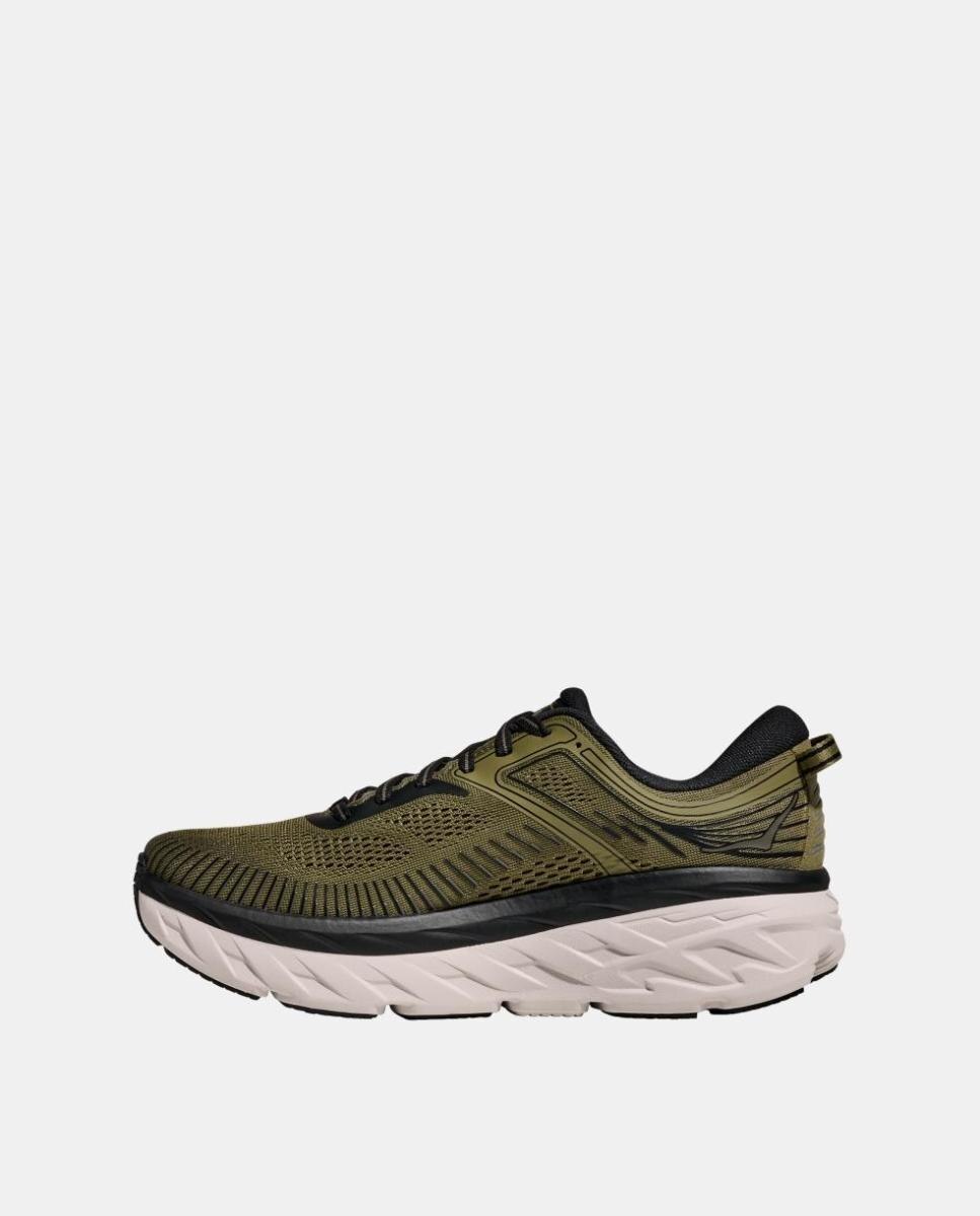 Hoka Zapatilla Bondi 7 Para Hombre - Negro Negro-8