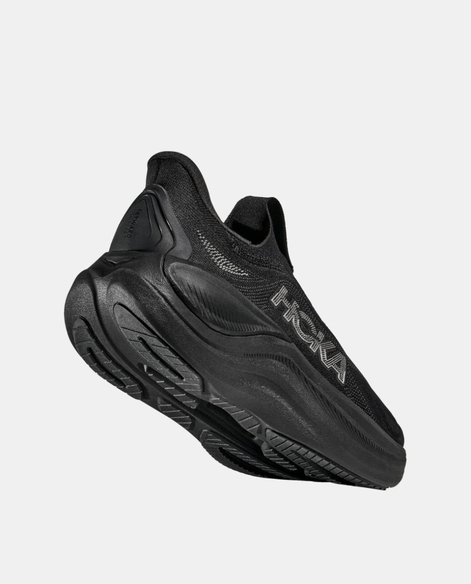 Imagen 4 de Hoka Skyward Laceless para hombre - Negro Negro
