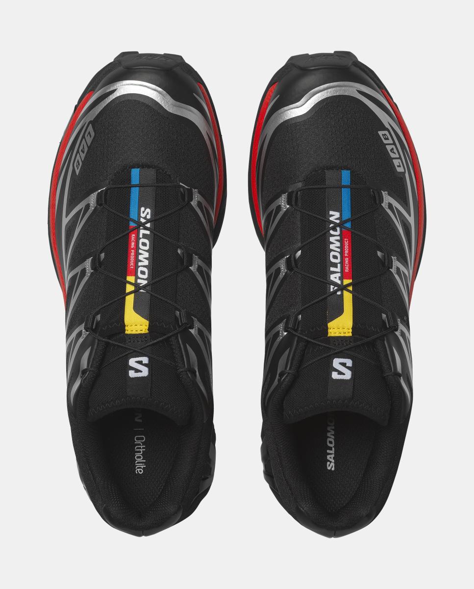 Sapatilhas XT-6 de Homem e Mulher Preto / Vermelho-3