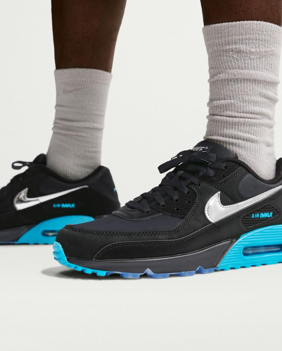 Sapatilhas Casual de Homem Nike Air Max 90 Prm Treble Nike Preto-9