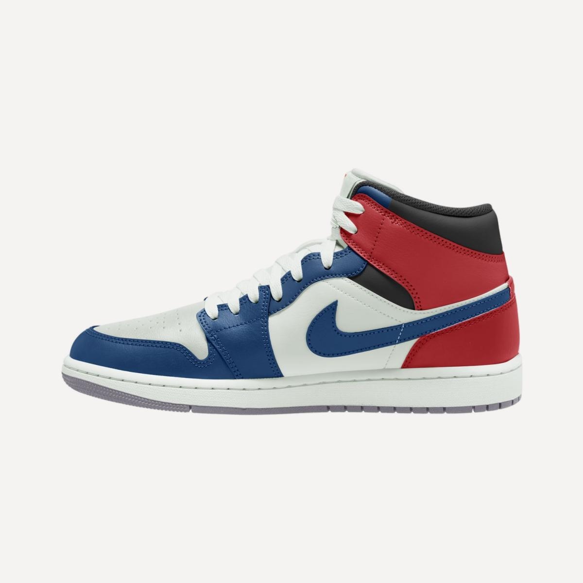 Sapatilhas Casual de Homem Air Jordan 1 MID Azul-2