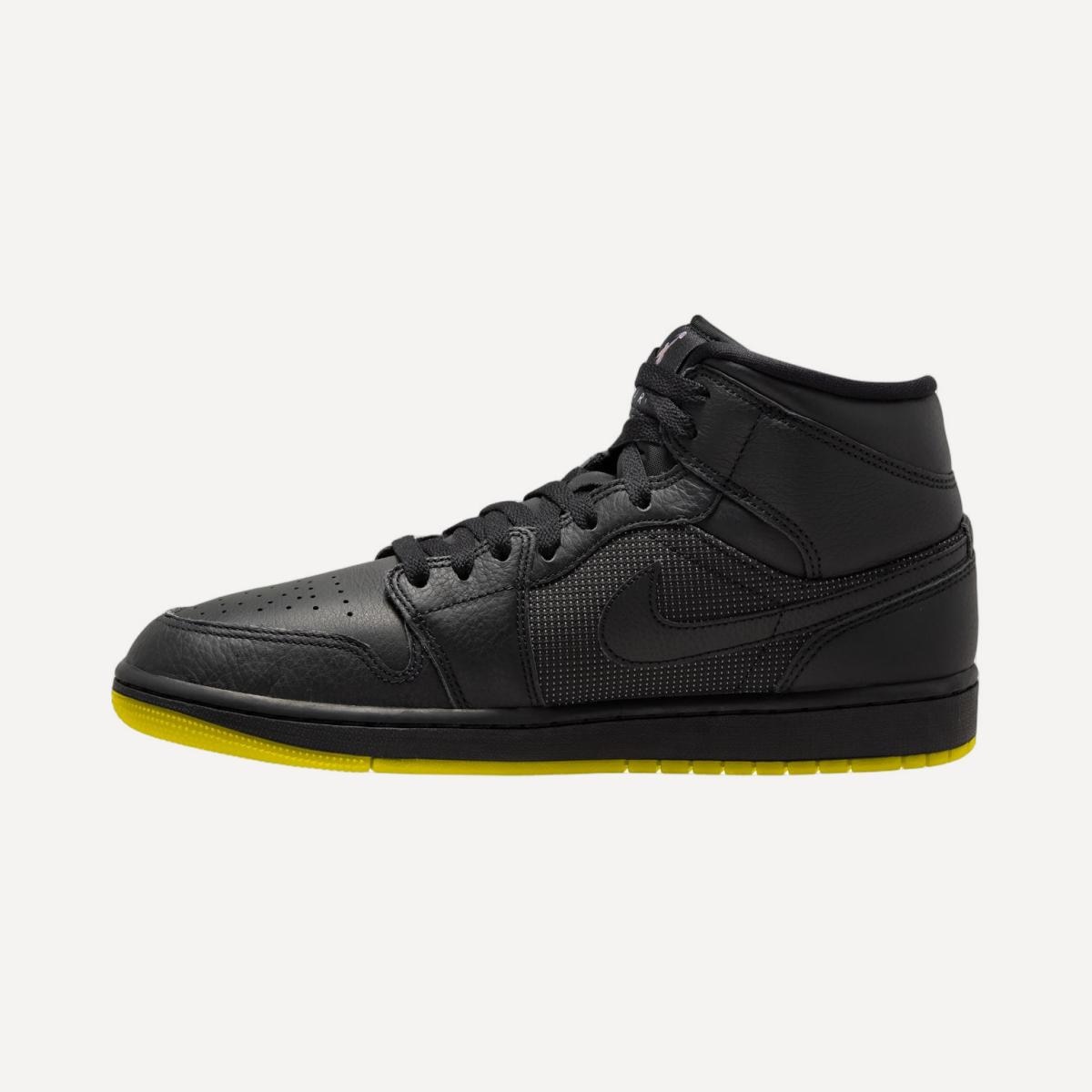 Sapatilhas Casual de Homem Air Jordan 1 MID SE Preto-2