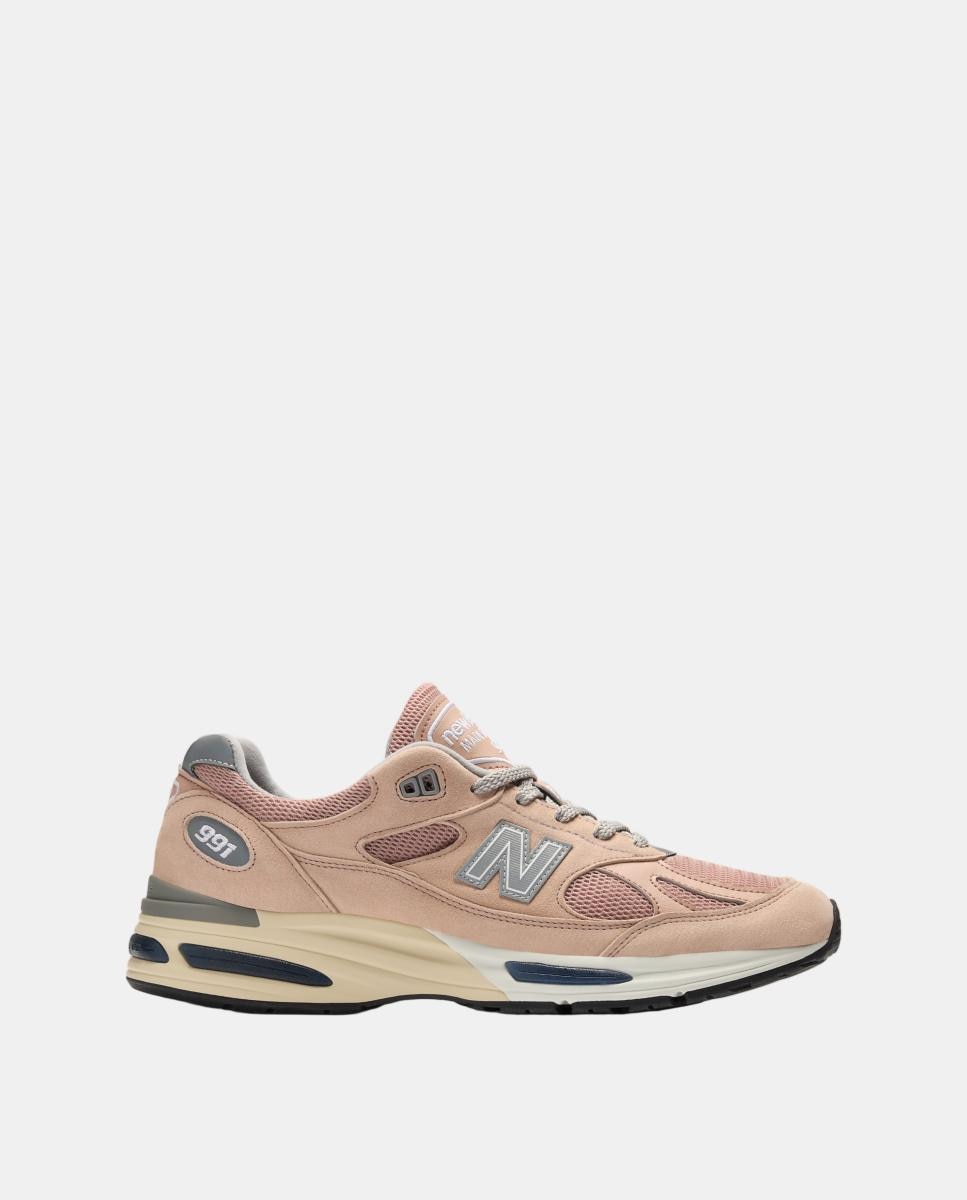 Imagen 0 de New Balance Made in UK 991v2 para hombre y mujer Rosa