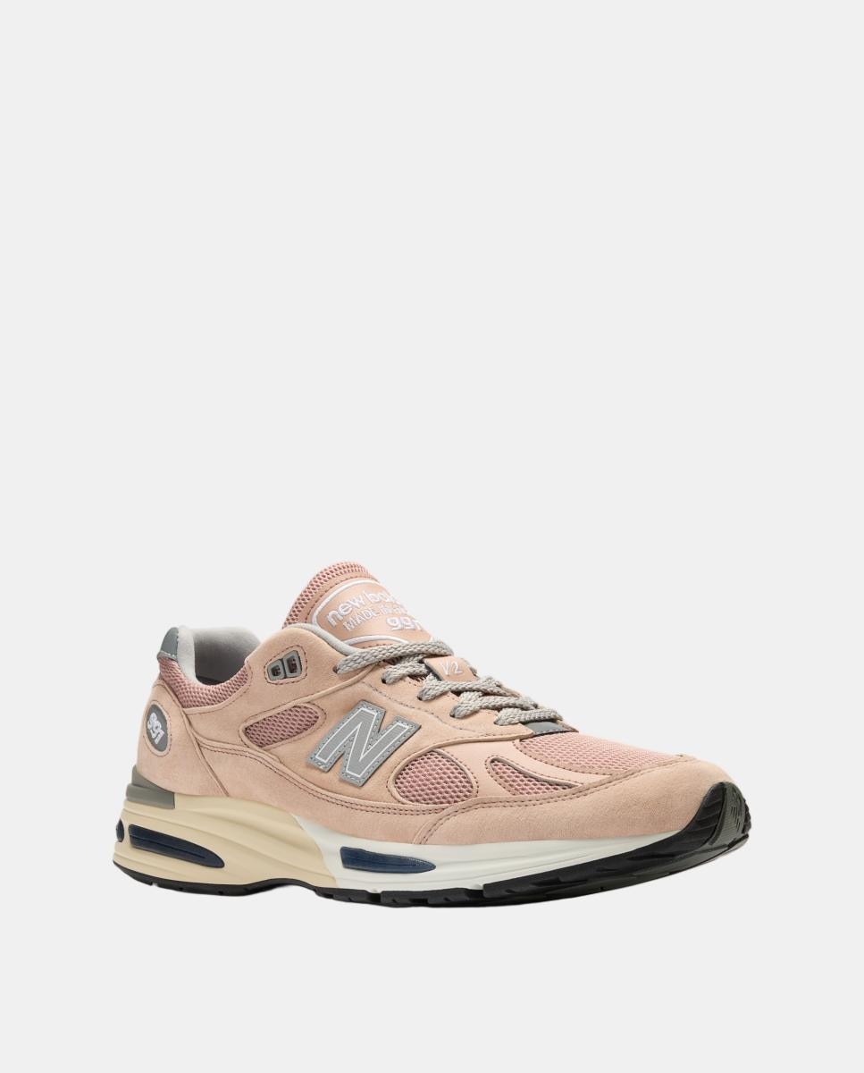 New Balance Made in UK 991v2 para hombre y mujer - Rosa Rosa-2