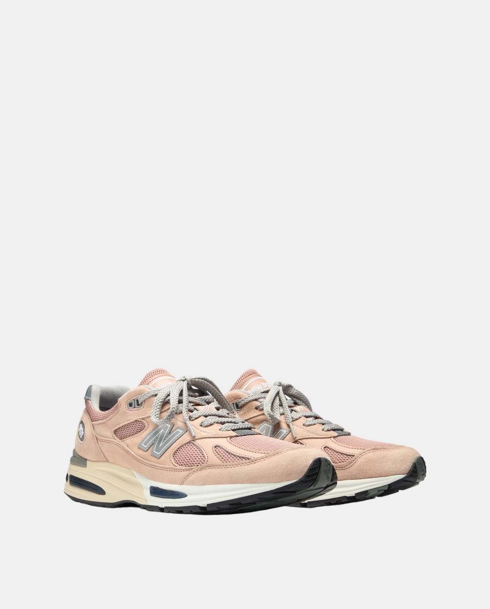 New Balance Made in UK 991v2 para hombre y mujer - Rosa Rosa-7