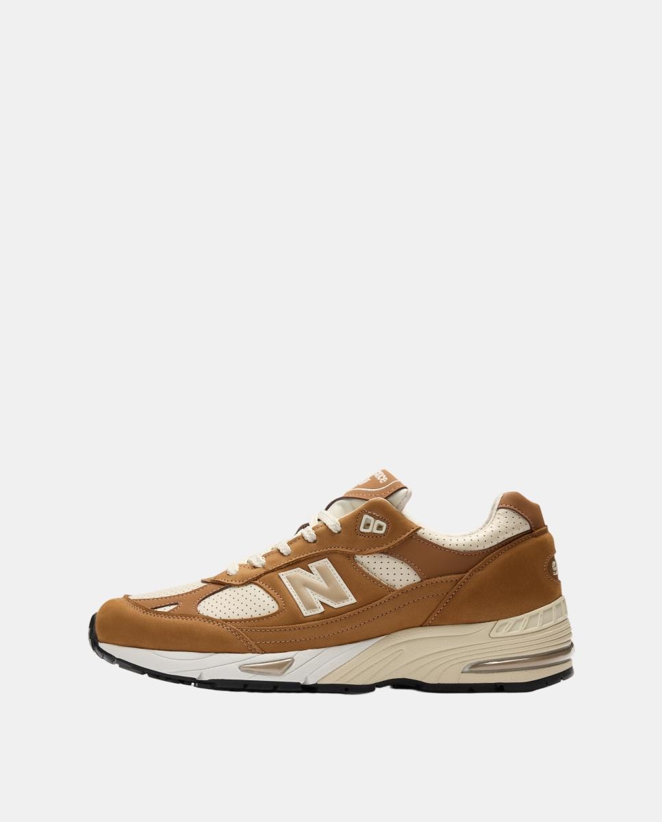 New Balance Made in UK 991v1 para hombre - Marrón Marrón-3