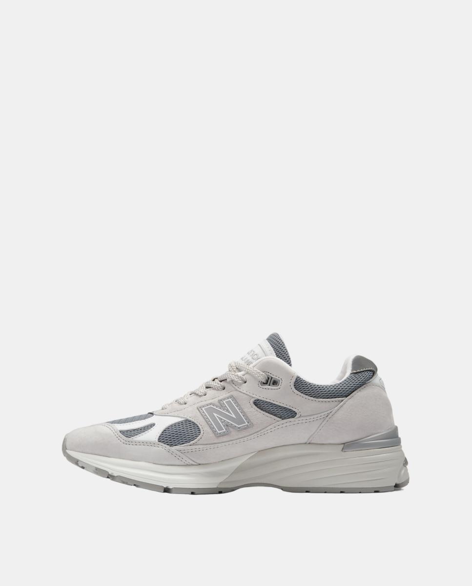 Imagen 4 de New Balance Made in UK 991v2 para hombre y mujer - Gris Gris