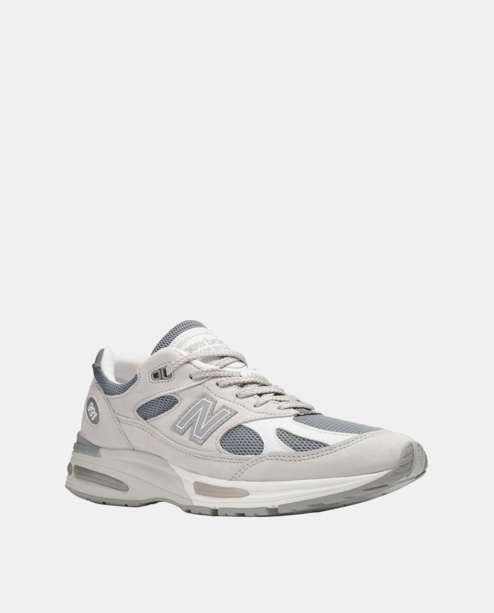 Imagen 7 de New Balance Made in UK 991v2 para hombre y mujer - Gris Gris