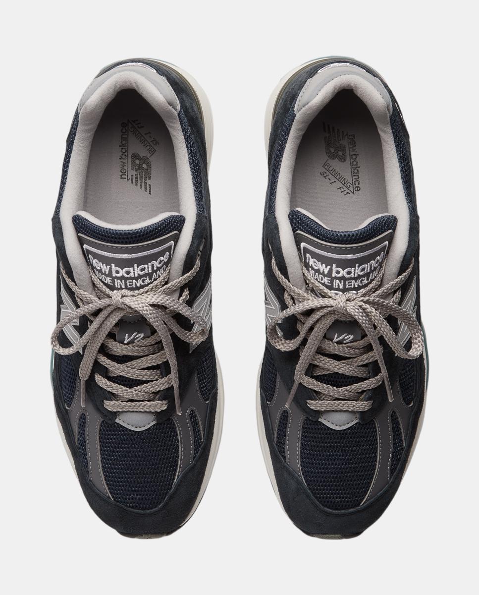New Balance Made in UK 991v2 para hombre y mujer - Azul Azul-3
