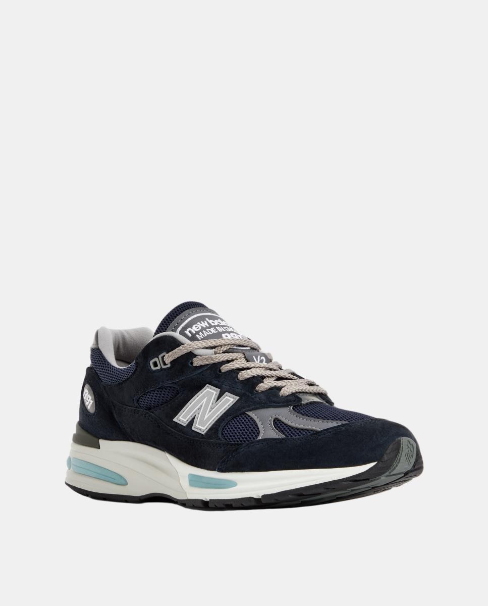 New Balance Made in UK 991v2 para hombre y mujer - Azul Azul-7