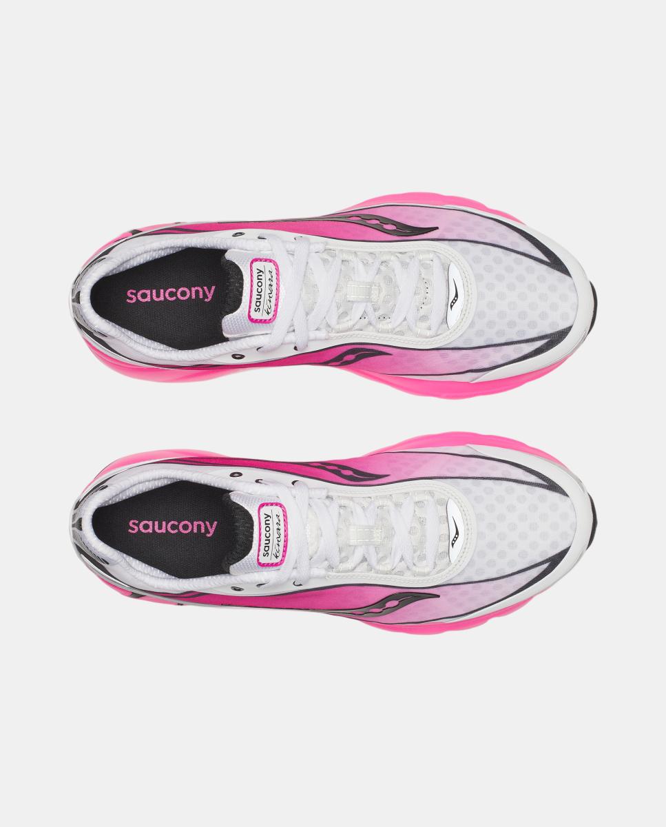 Sapatilhas Kinvara 1 de Homem e Mulher Rosa / Branco-3