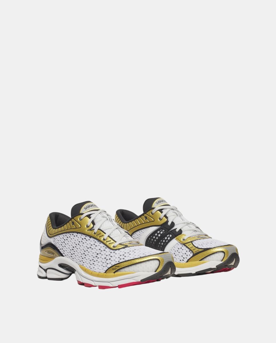Sapatilhas Progrid Paramount de Homem e Mulher Branco/Amarelo-2