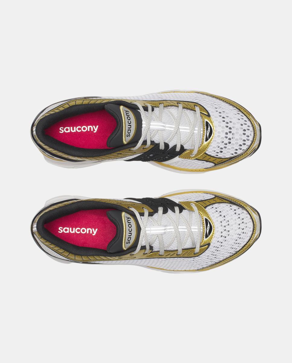 Sapatilhas Progrid Paramount de Homem e Mulher Branco/Amarelo-3