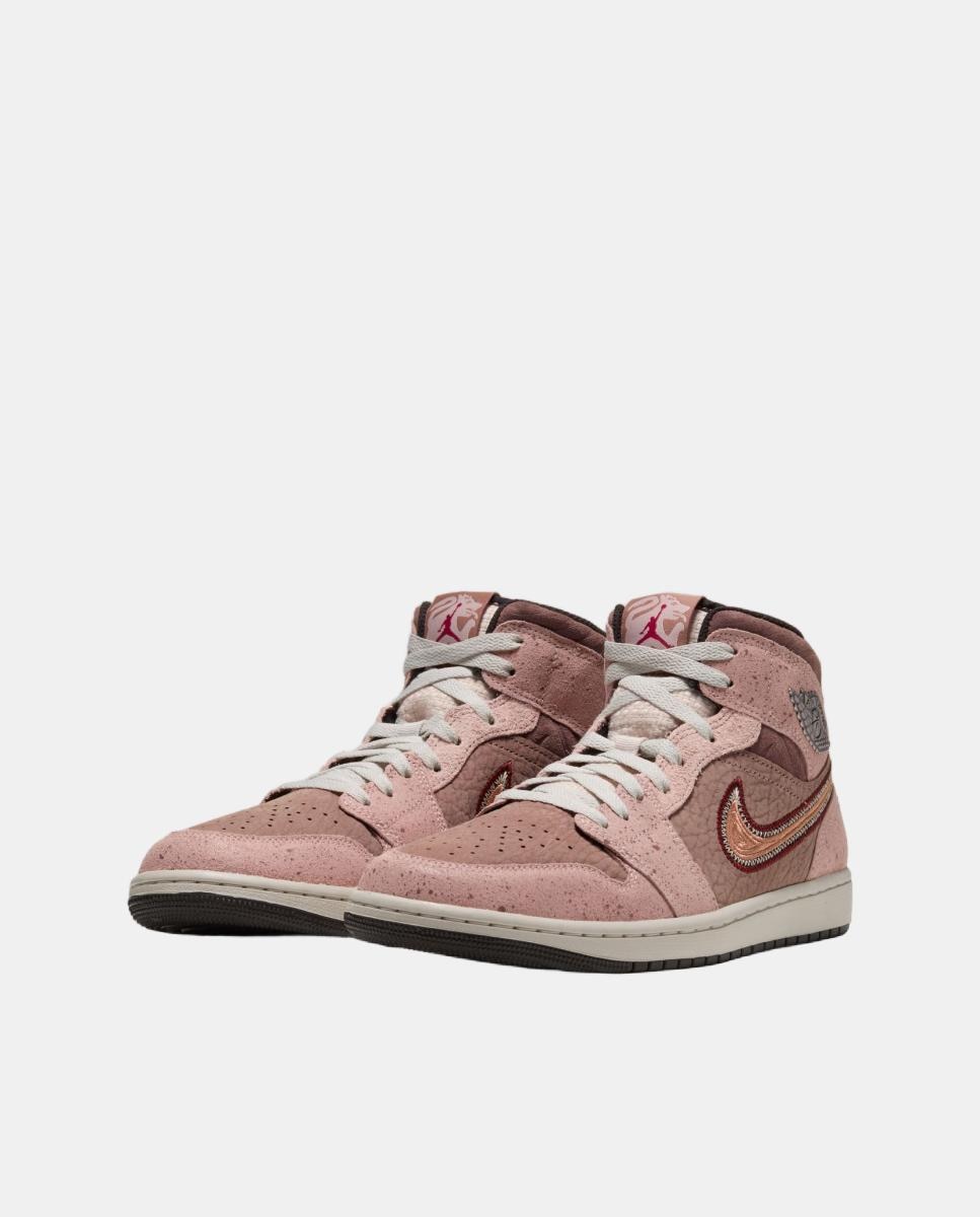 Imagen 2 de Zapatillas Casual de Hombre AIR JORDAN 1 MID SE DDM Jordan - Marrón Marrón