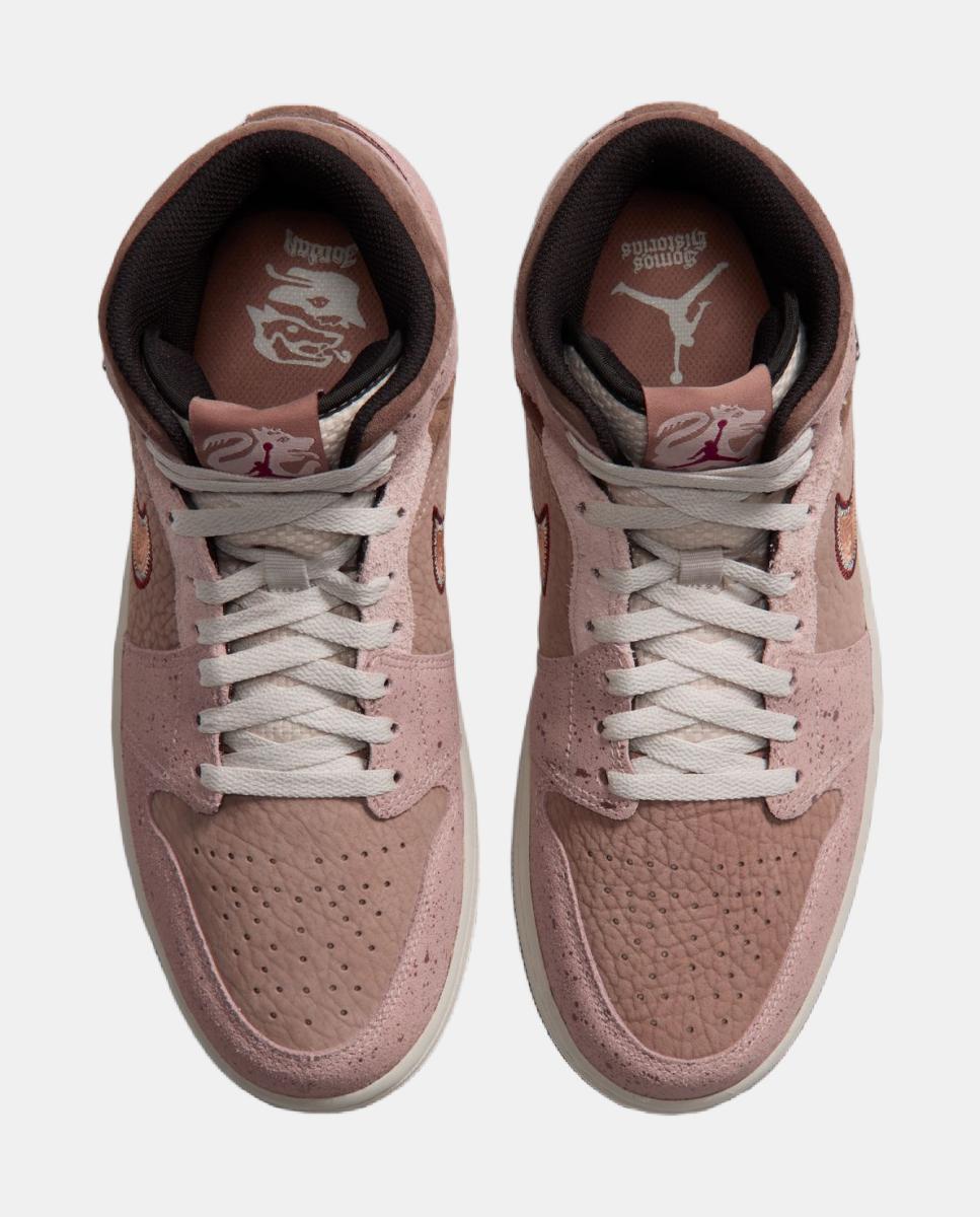 Imagen 3 de Zapatillas Casual de Hombre AIR JORDAN 1 MID SE DDM Jordan - Marrón Marrón