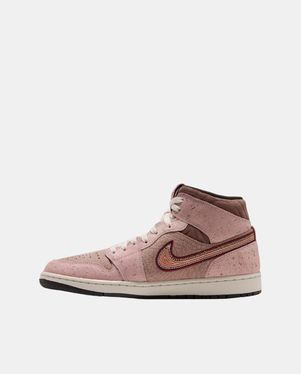 Imagen 5 de Zapatillas Casual de Hombre AIR JORDAN 1 MID SE DDM Jordan - Marrón Marrón