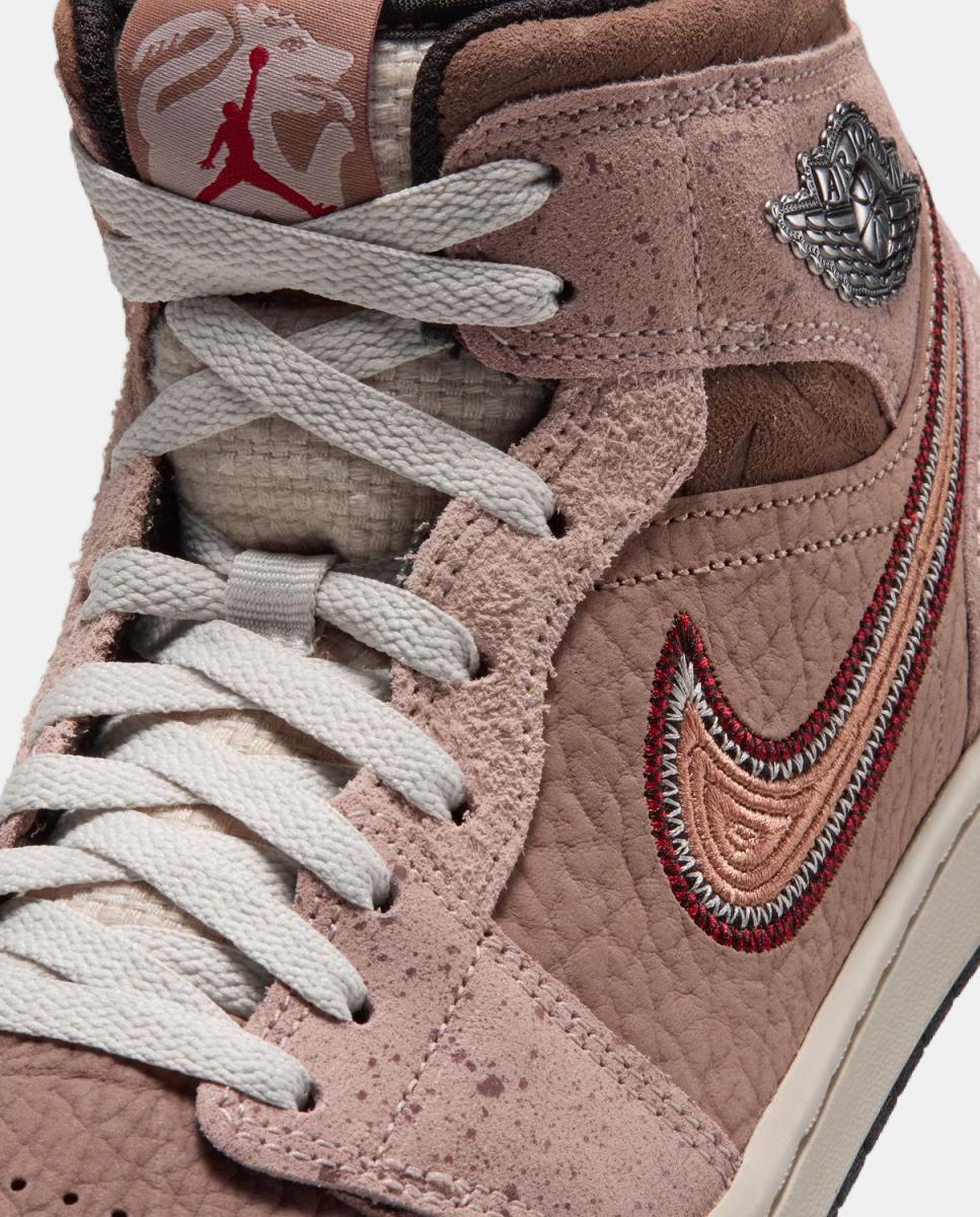 Imagen 8 de Zapatillas Casual de Hombre AIR JORDAN 1 MID SE DDM Jordan - Marrón Marrón