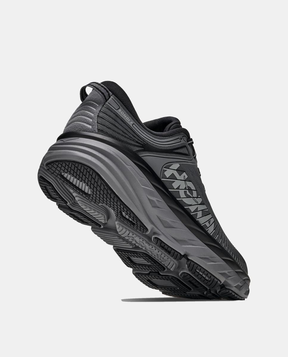 Hoka BONDI 7 para hombre - Gris Gris-4