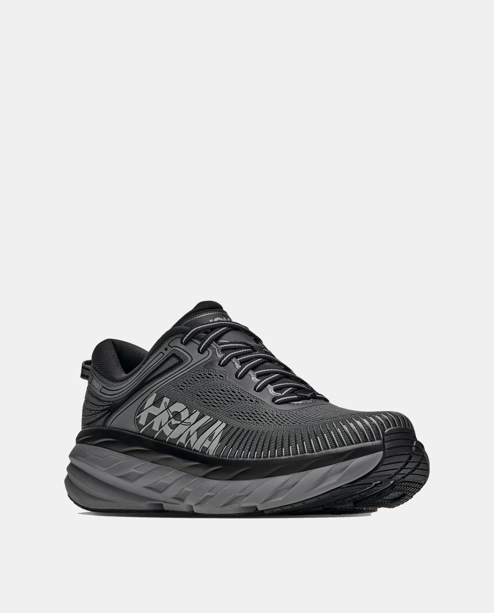 Hoka BONDI 7 para hombre - Gris Gris-6