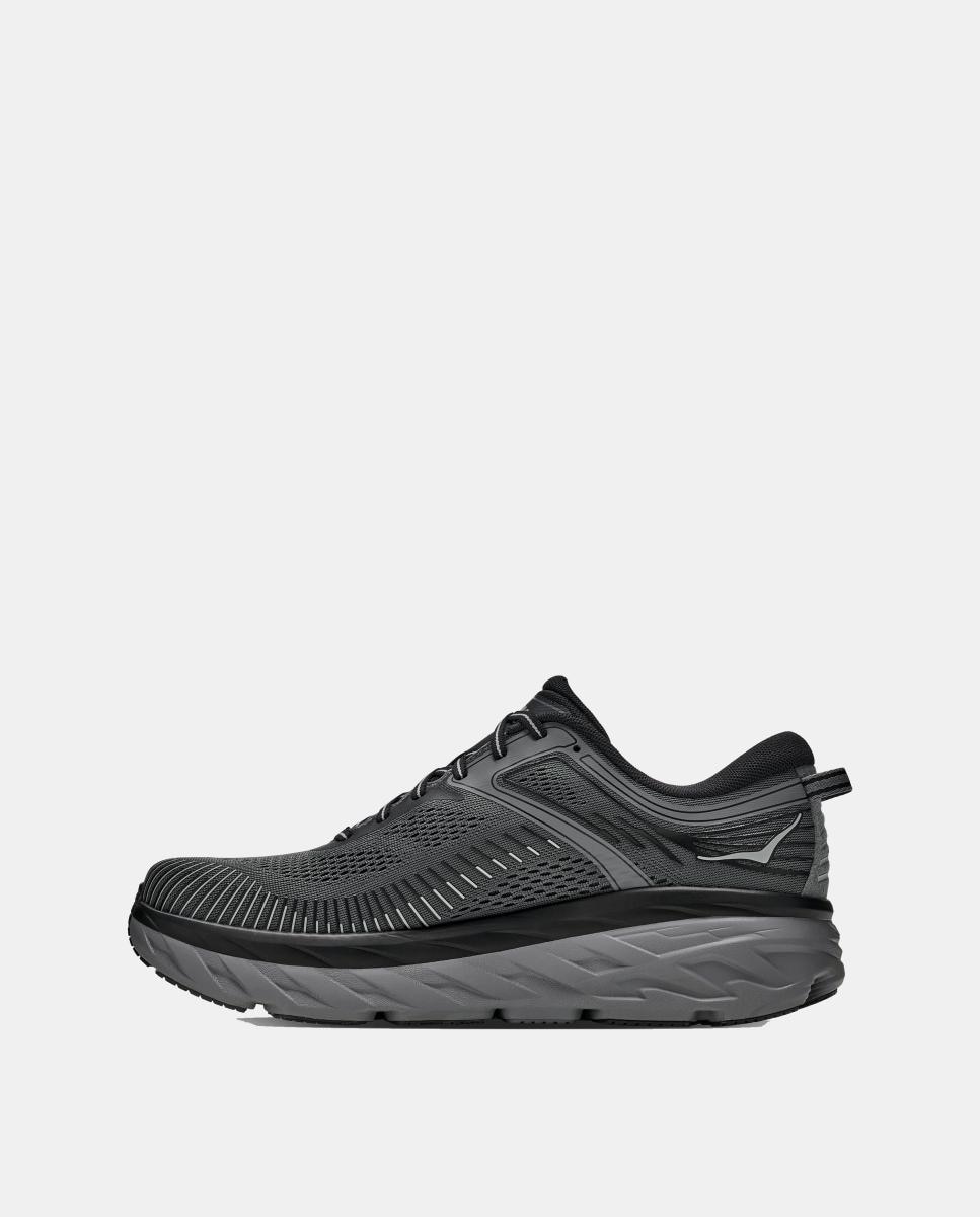 Hoka BONDI 7 para hombre - Gris Gris-8