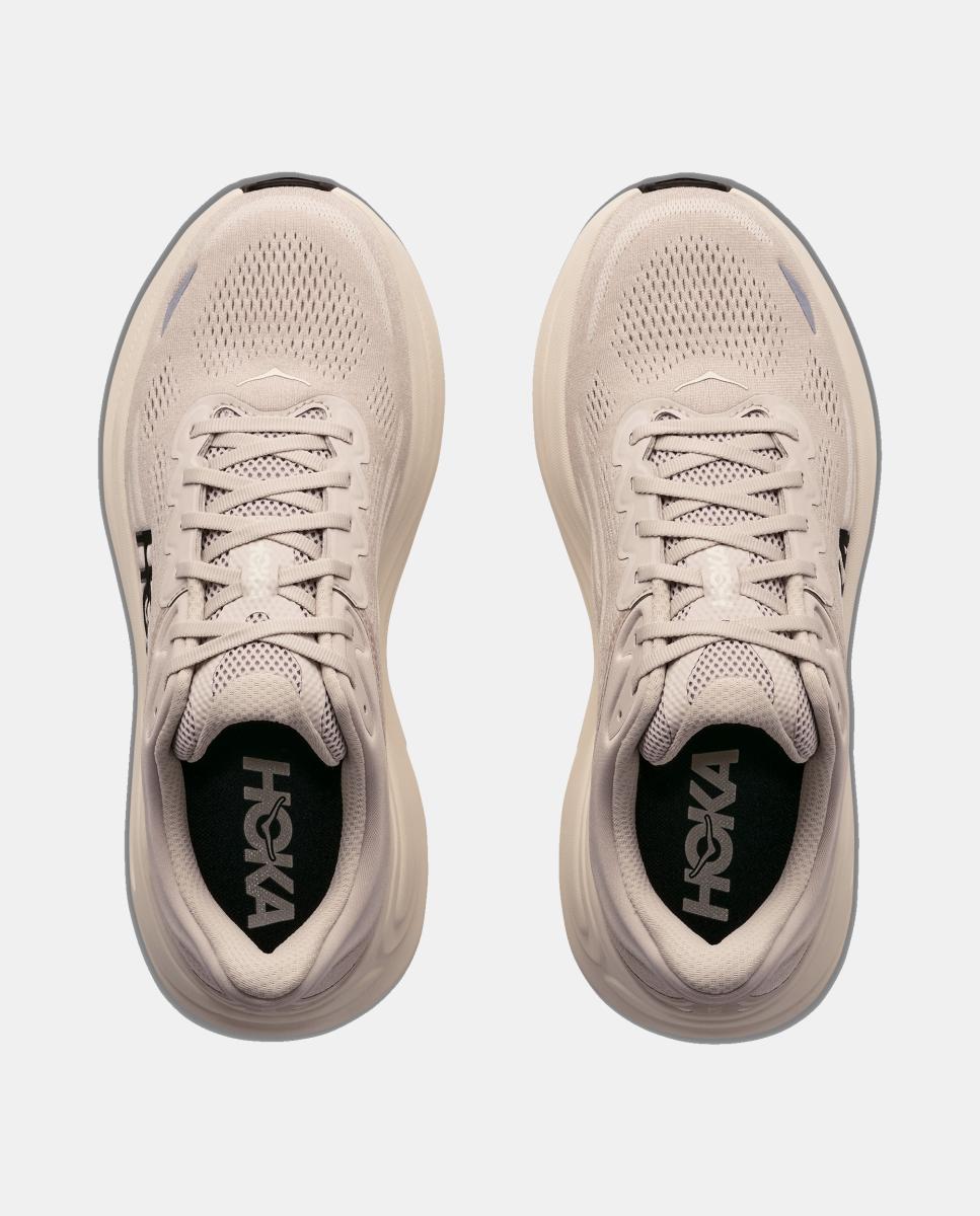 Hoka BONDI 9 para hombre - Gris Gris-2