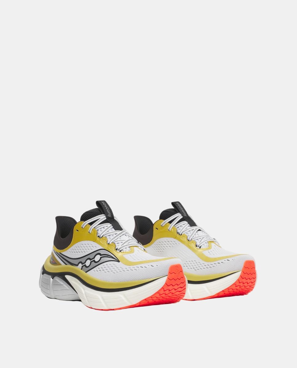 Saucony PARAMOUNT MAX para hombre - Blanco / Amarillo Blanco / Amarillo-2