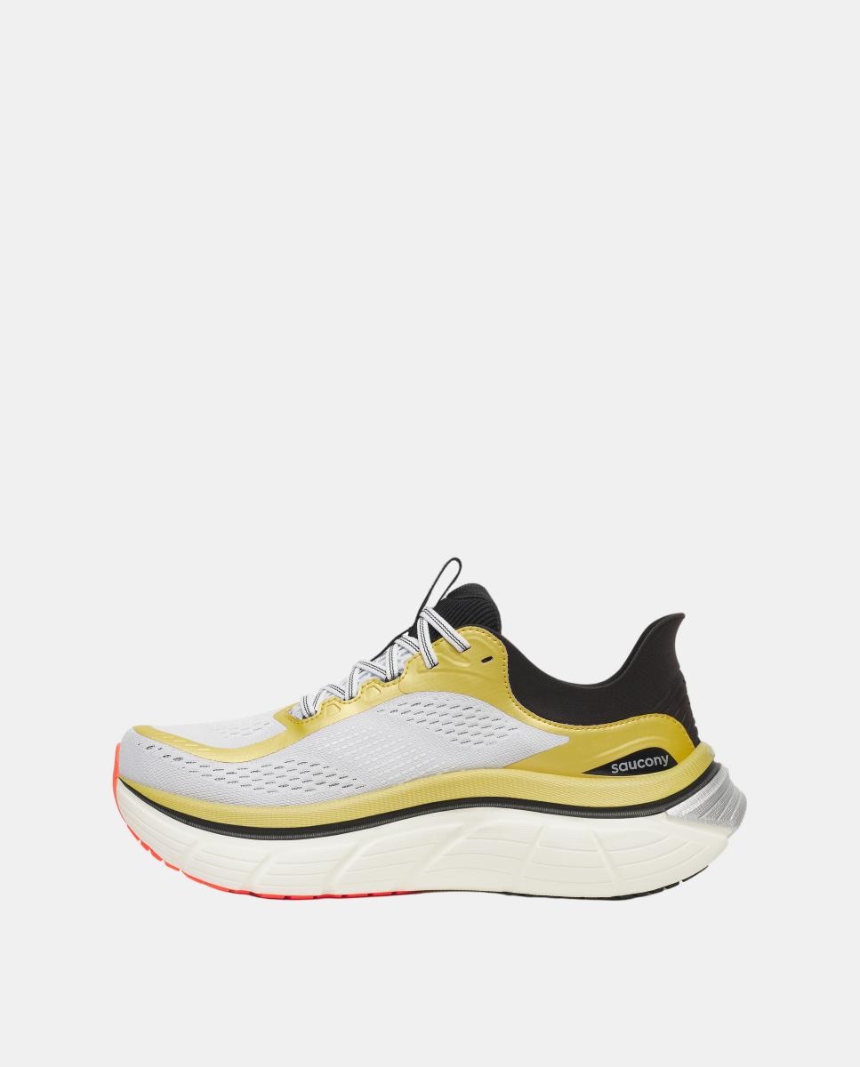 Saucony PARAMOUNT MAX para hombre - Blanco / Amarillo Blanco / Amarillo-3