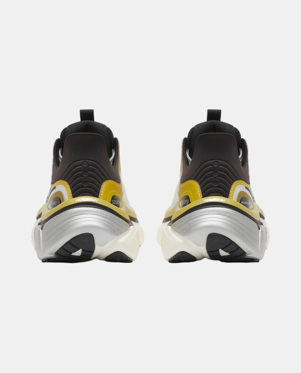 Saucony PARAMOUNT MAX para hombre - Blanco / Amarillo Blanco / Amarillo-4