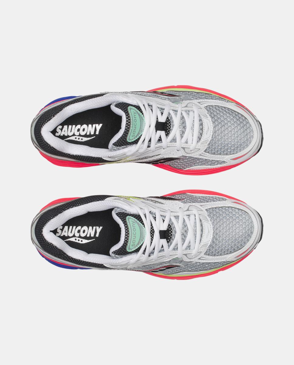 Saucony PROGRID OMNI 9 para homem Branco / Vermelho-5