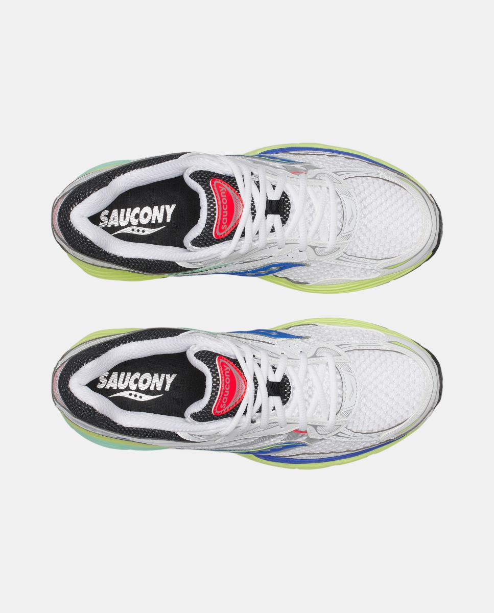 Saucony PROGRID OMNI 9 para homem Branco/Amarelo-5