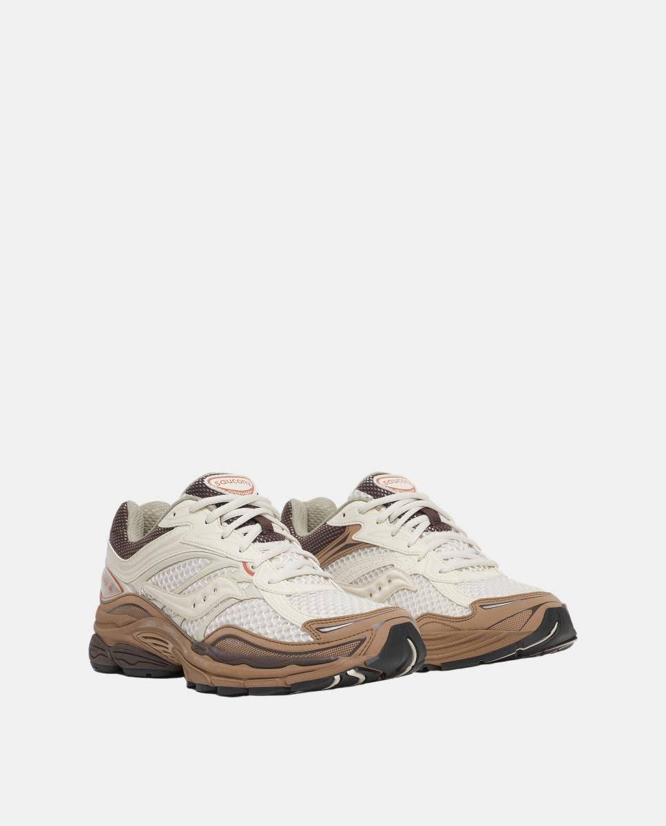Zapatillas de casual de hombre Progrid Omni 9 Saucony - Beige / Blanco Beige / Blanco-2