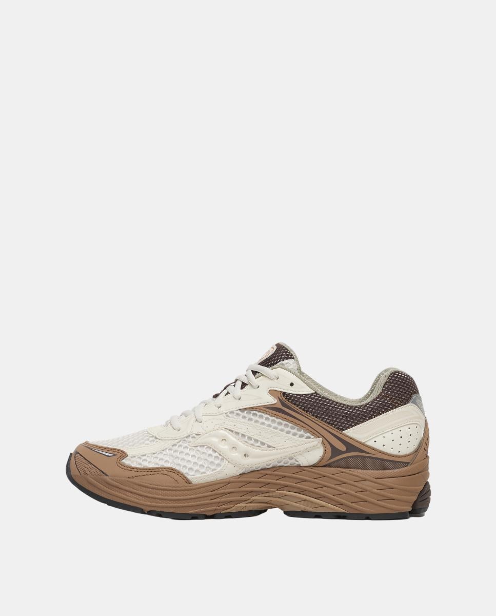 Zapatillas de casual de hombre Progrid Omni 9 Saucony - Beige / Blanco Beige / Blanco-3