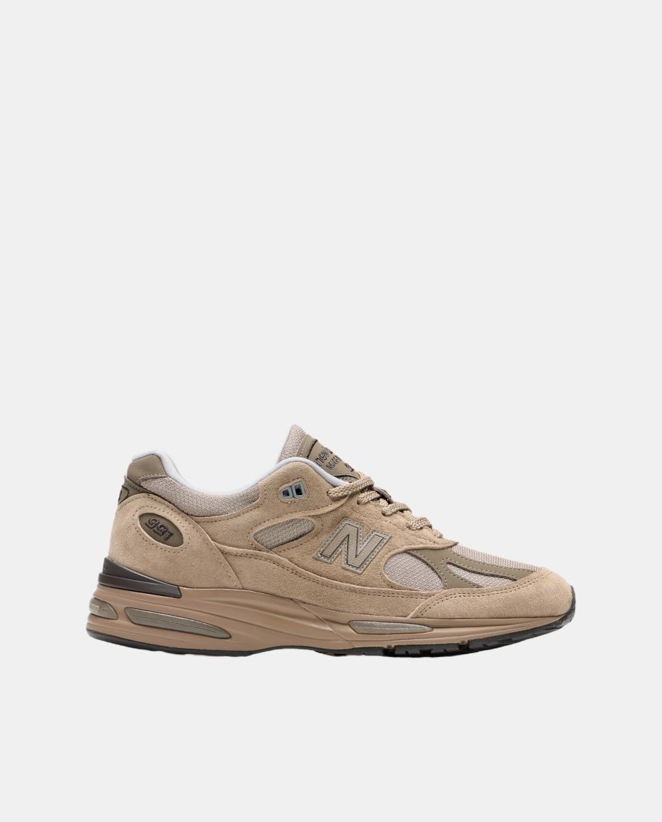 Imagen 0 de New Balance Made in UK 991v2 para hombre Marrón