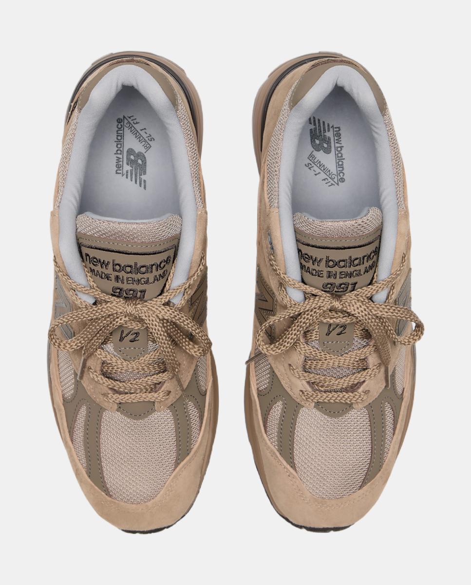New Balance Made in UK 991v2 para hombre - Marrón Marrón-3