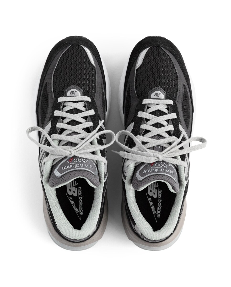 Sapatilhas Made in USA 990v6 de Homem Preto-3