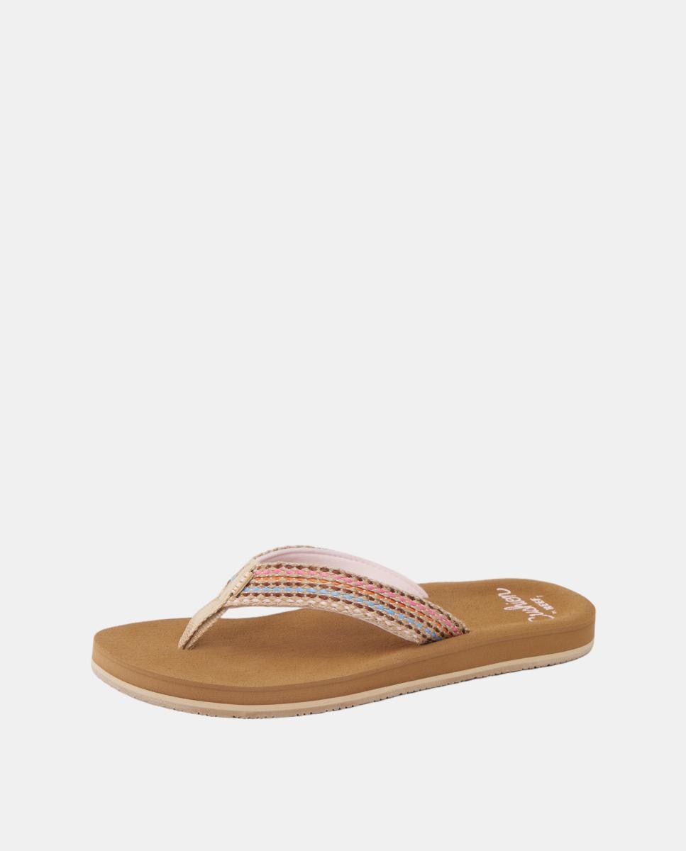 Sandálias Casual W Baja Elana de Mulher Castanho / Rosa-2
