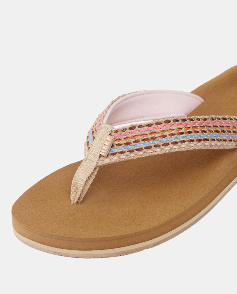 Sandálias Casual W Baja Elana de Mulher Castanho / Rosa-5