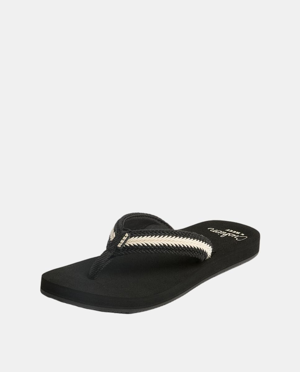Sandálias Casual de Mulher W Baja Maria Preto / Branco-2