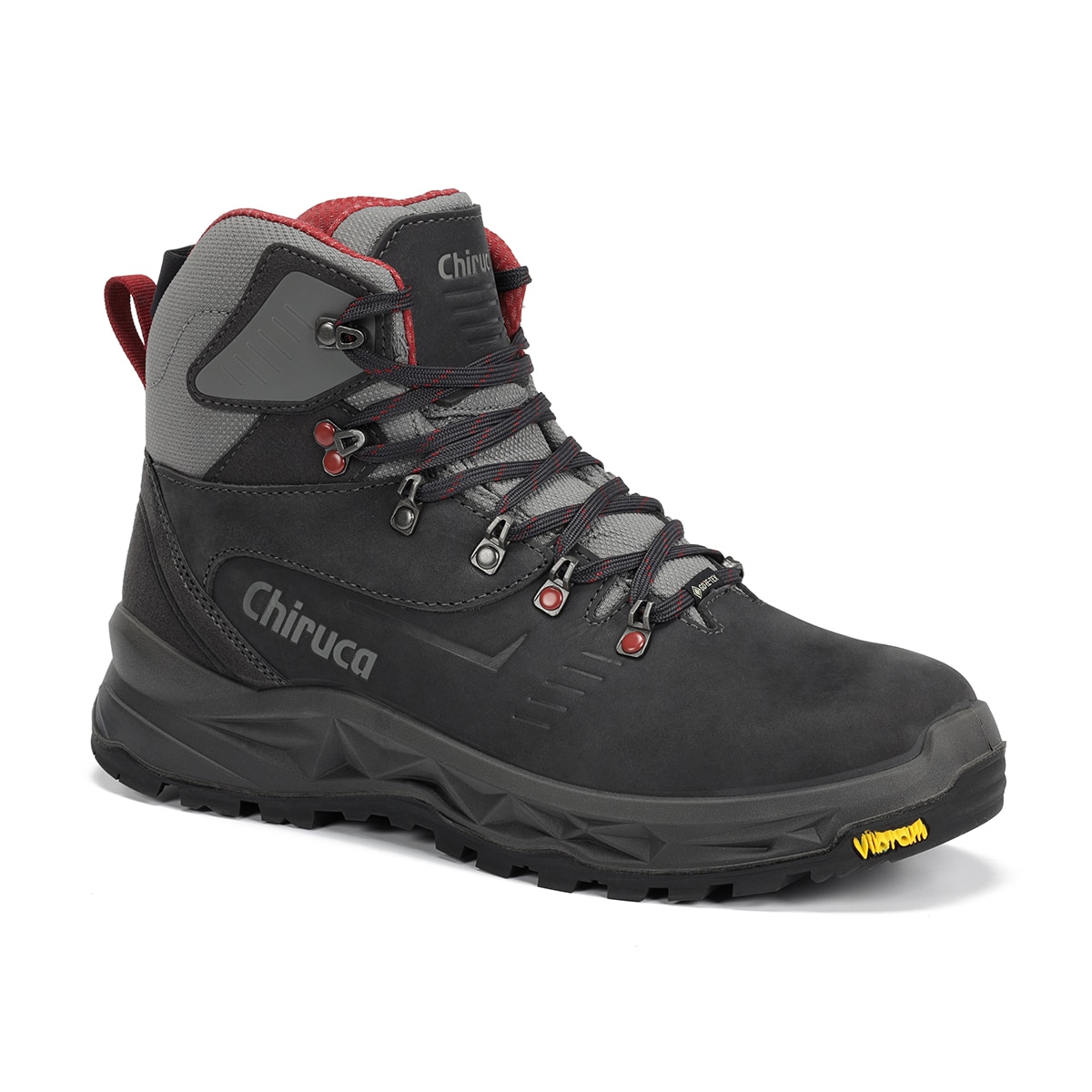 Botas Gore-Tex de Homem Cinzento / Vermelho-2