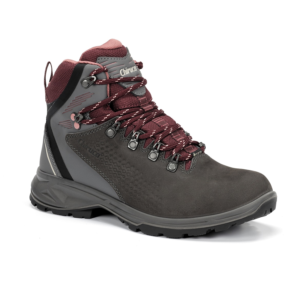 Botas Gore-Tex de Mulher Cinzento / Vermelho-2