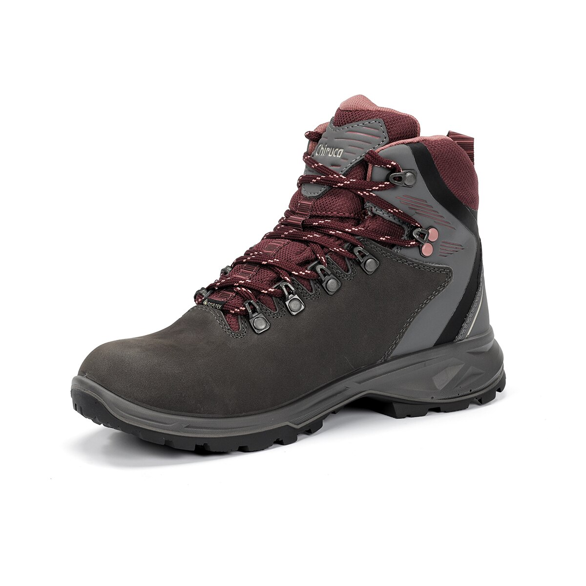 Botas Gore-Tex de Mulher Cinzento / Vermelho-5