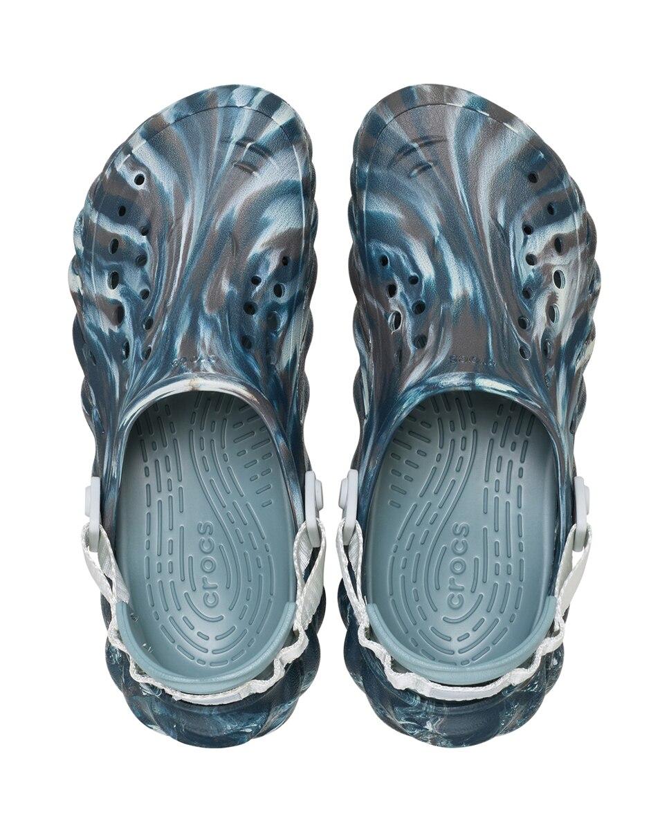 Crocs Echo Marbled Clog para hombre y mujer - Multicolor Multicolor-3