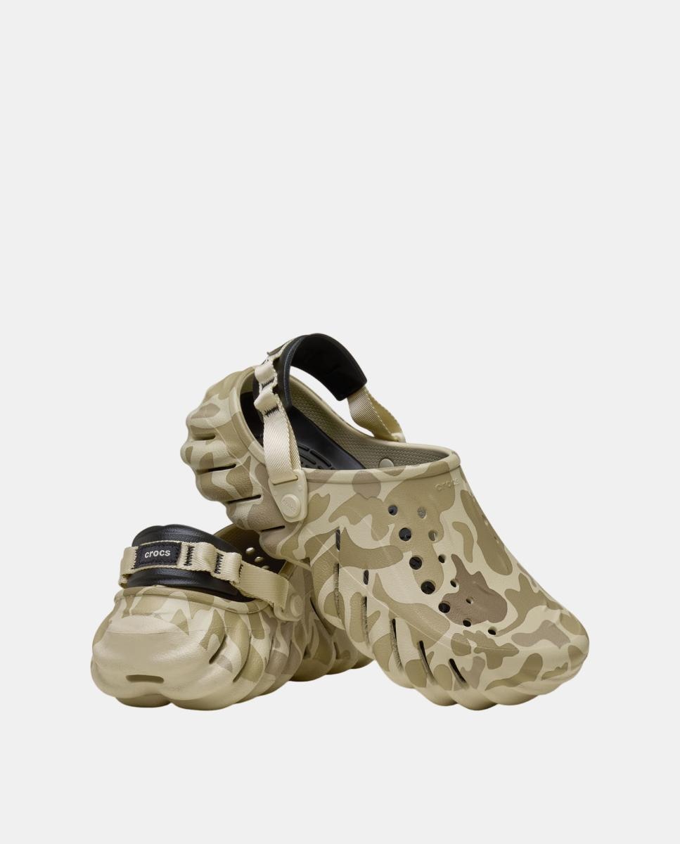 Crocs Echo Duck Camo Clog U para hombre y mujer Negro-2