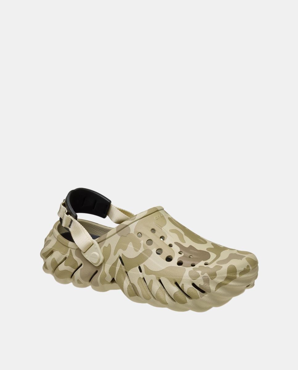 Crocs Echo Duck Camo Clog U para hombre y mujer Negro-4