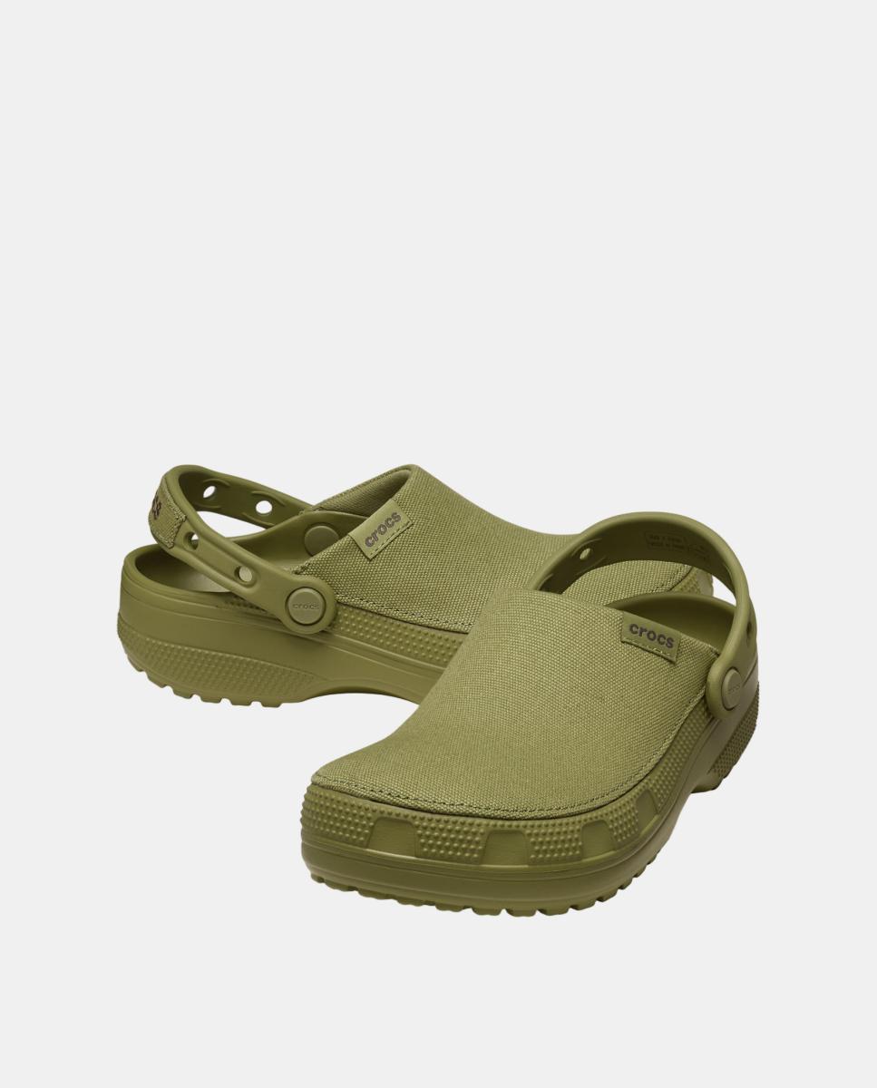 Crocs Classic Crafted Clog U para hombre y mujer - Verde Verde-2