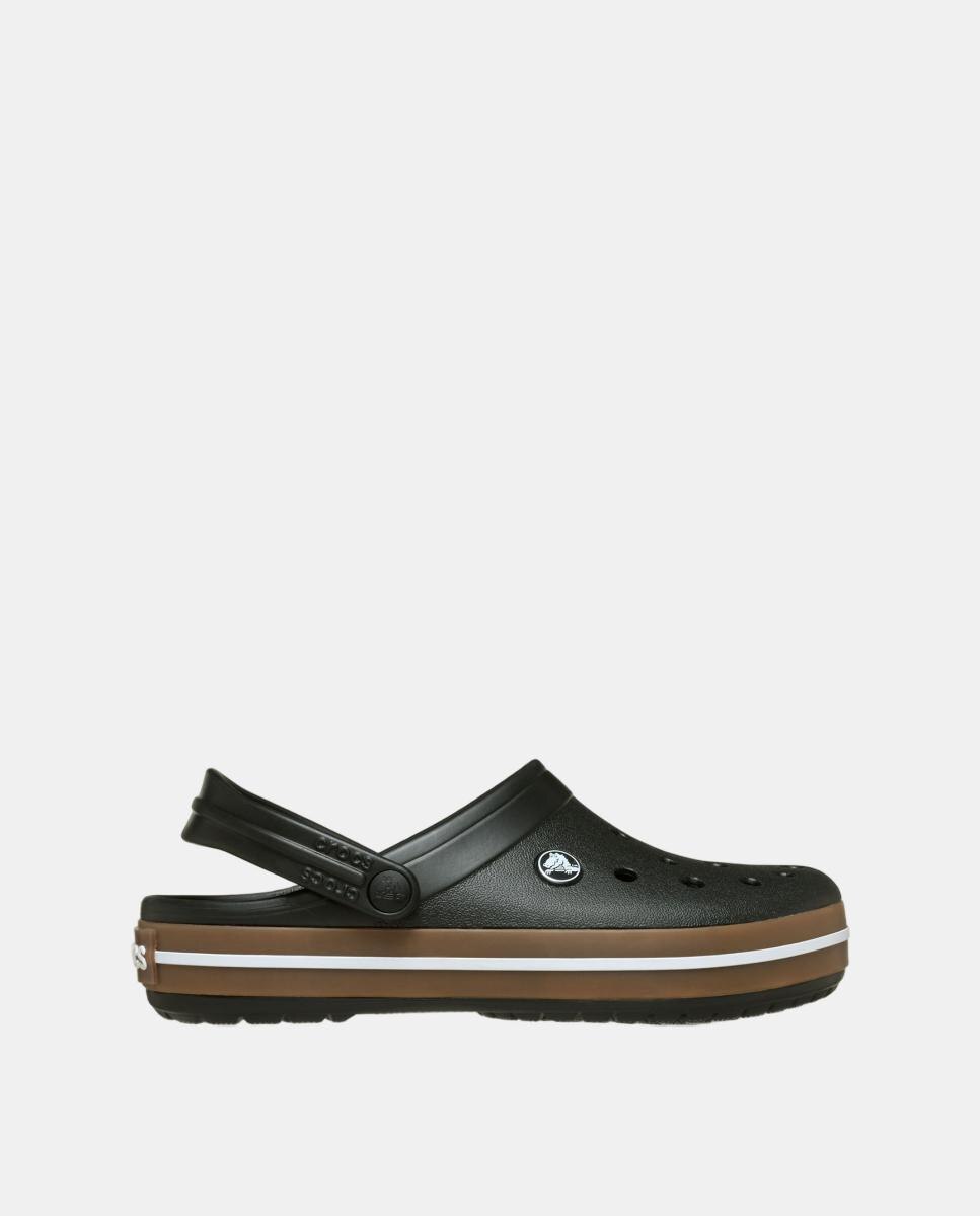 Imagen 0 de Crocs Crocband Gum Clog U para hombre y mujer Negro