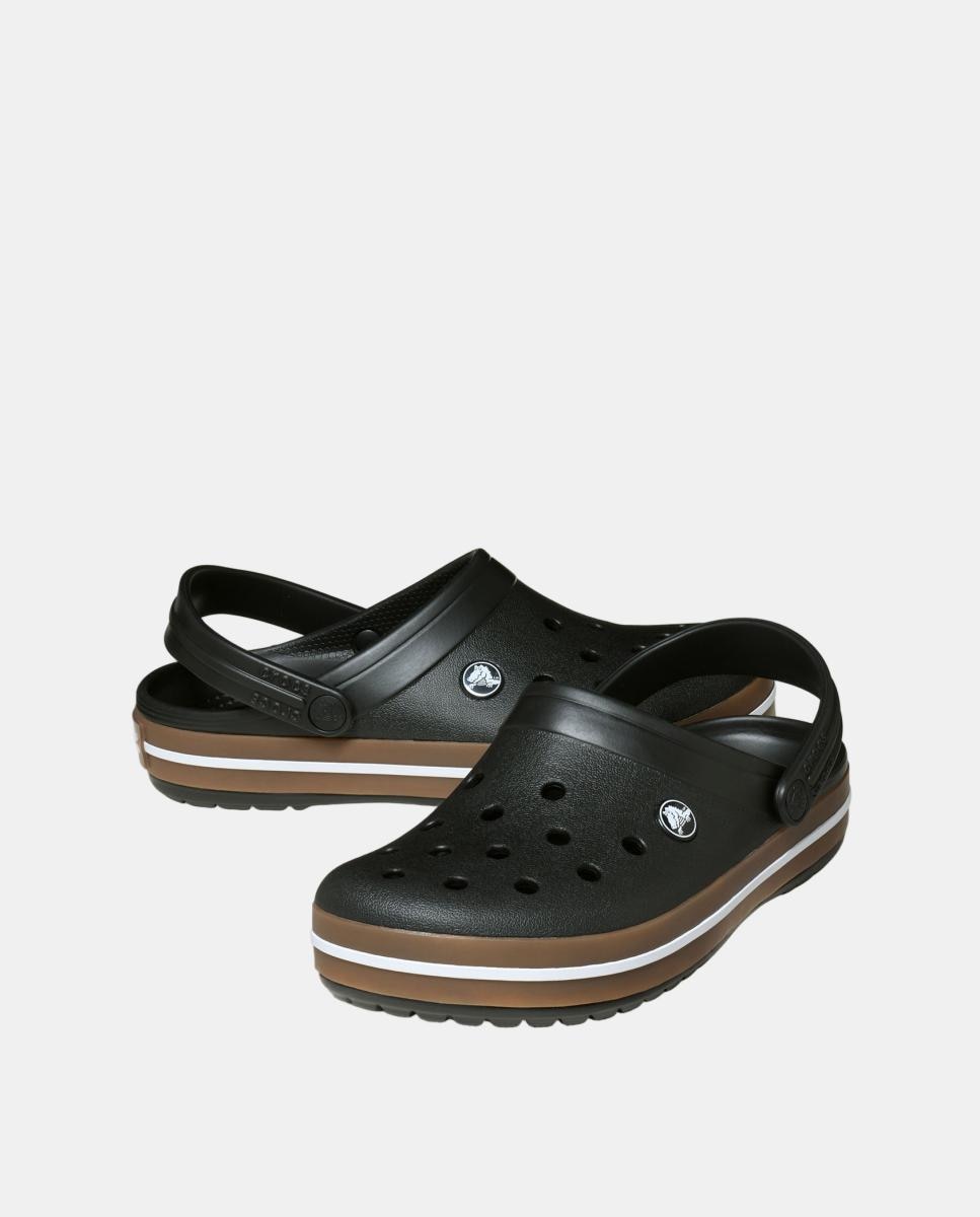 Imagen 2 de Crocs Crocband Gum Clog U para hombre y mujer - Negro Negro