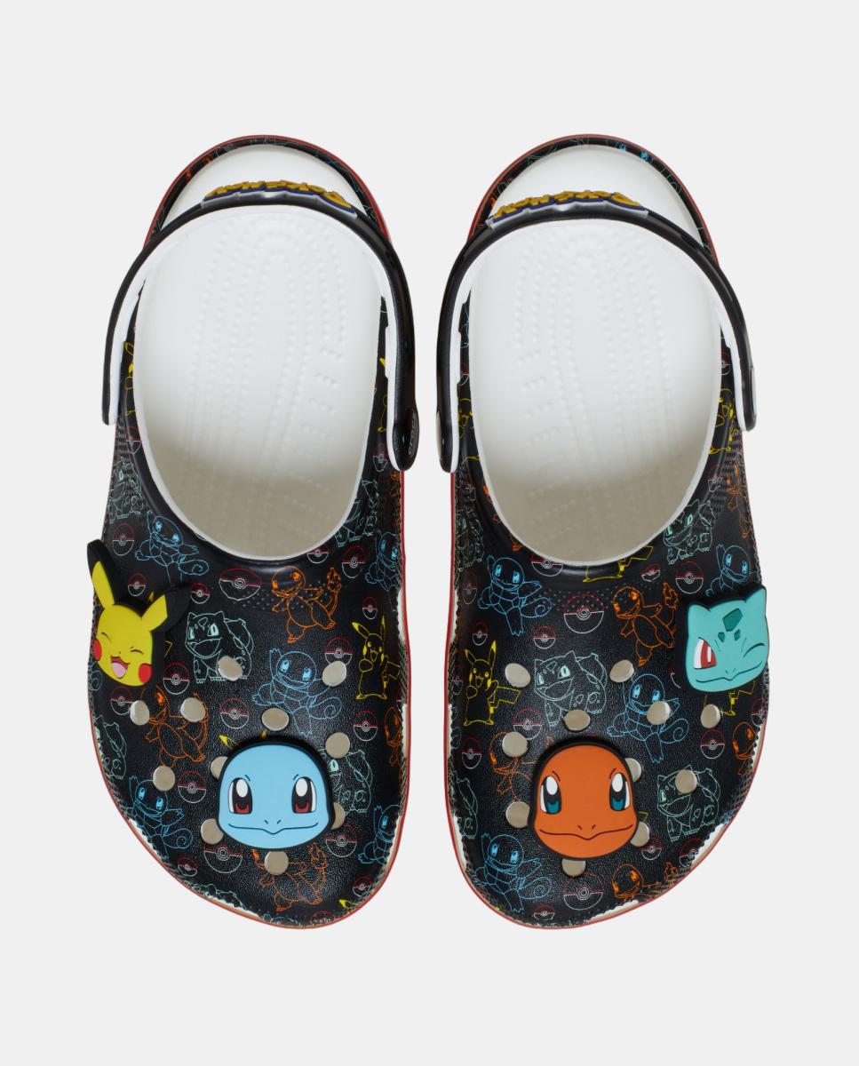 Sandálias Pokemon Print Classic Clog U para Homem e Mulher Multicolor-2